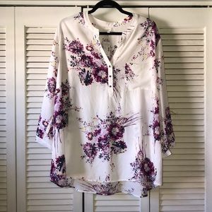 NWT Maurice’s Floral Top